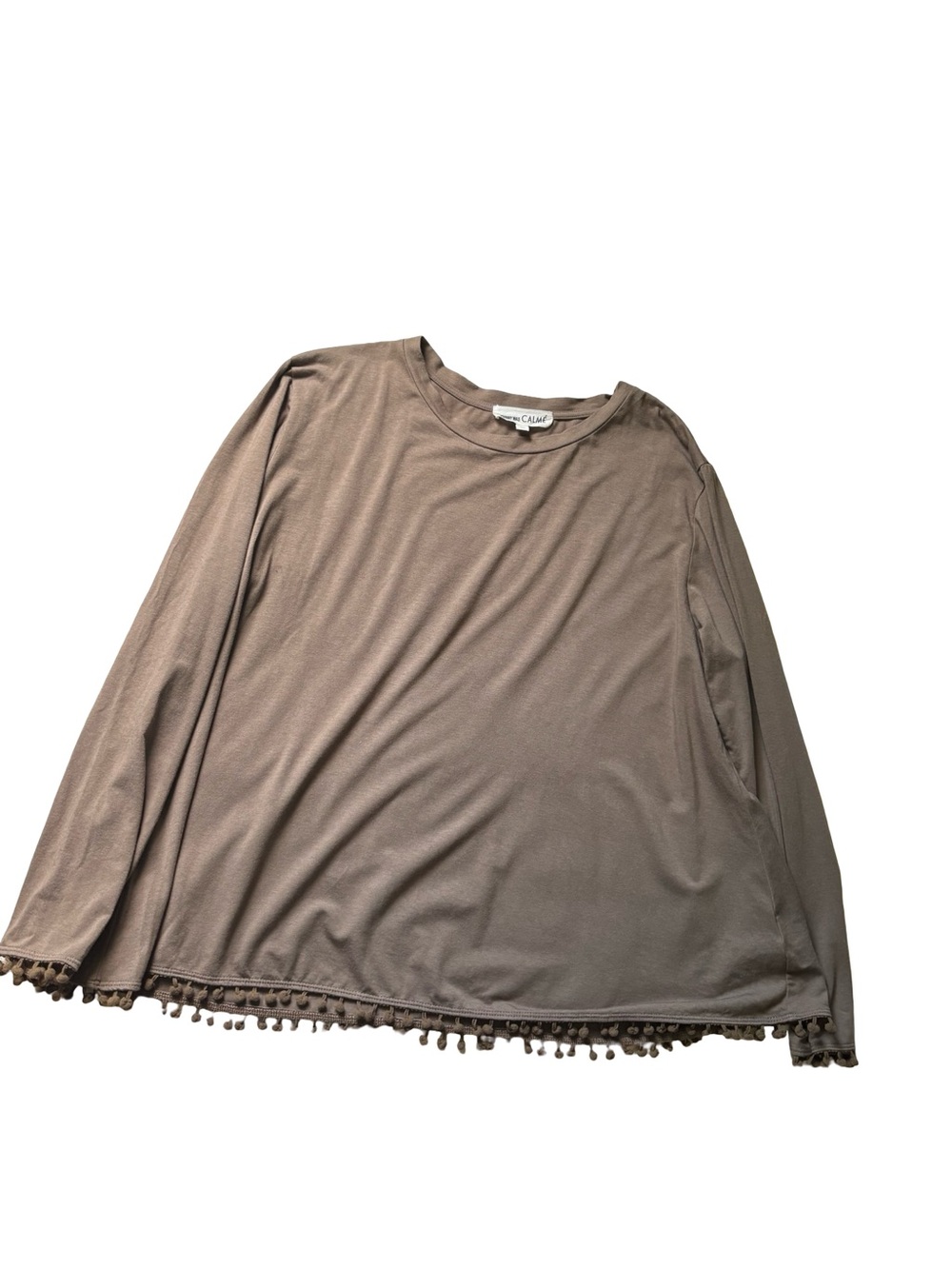 Johnny was calme taupe long sleeve xl